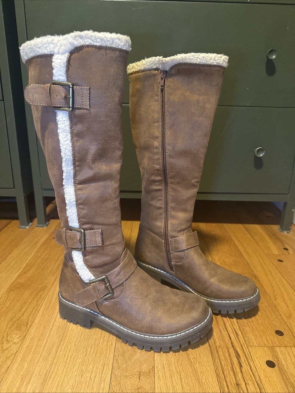 NEW Cliffs by White Mountain Merritt Knee High Boots Womens Casual Riding